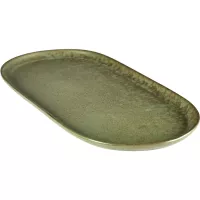 SERAX Surface L 35,5x17 cm tányér, camo zöld