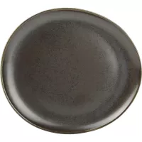 Sekély tányér, F2D Ceres Black, 25x23 cm