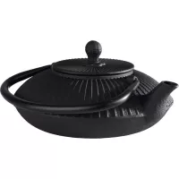 APS Asia Teáskanna, űrtartalom: 0,8 liter, magasság: 150 mm, átmérő: 180 mm, fekete