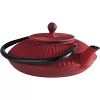 APS Asia Teáskanna, térfogat: 0,8 liter, magasság: 150 mm, átmérő: 180 mm, piros