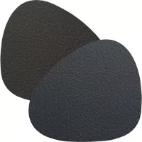 LINDDNA Poháralátét, curve, Double, Bull black / Bull brown