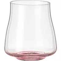 BOHEMIA CRISTAL Alex rose Ivópohár, űrtartalom: 0,35 liter, magasság: 99 mm