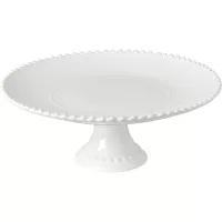 COSTA NOVA Pearl Tányér talpon, magasság: 128 mm, átmérő: 340 mm, Fehér