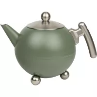 BREDEMEIJER Bella Duplafalú teáskanna, űrtartalom: 1,20 liter, magasság: 181 mm, zöld